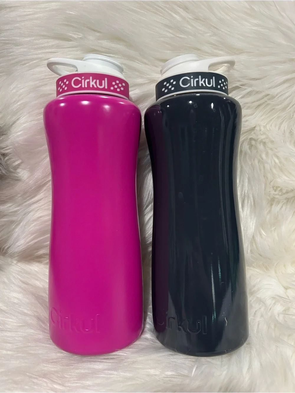 Cirkul Water Bottle Duo - Pink & Charcoal 32 oz. - Picture 1 of 5